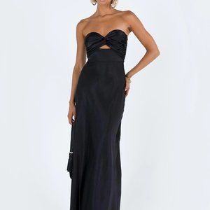 AHNA MAXI DRESS BLACK